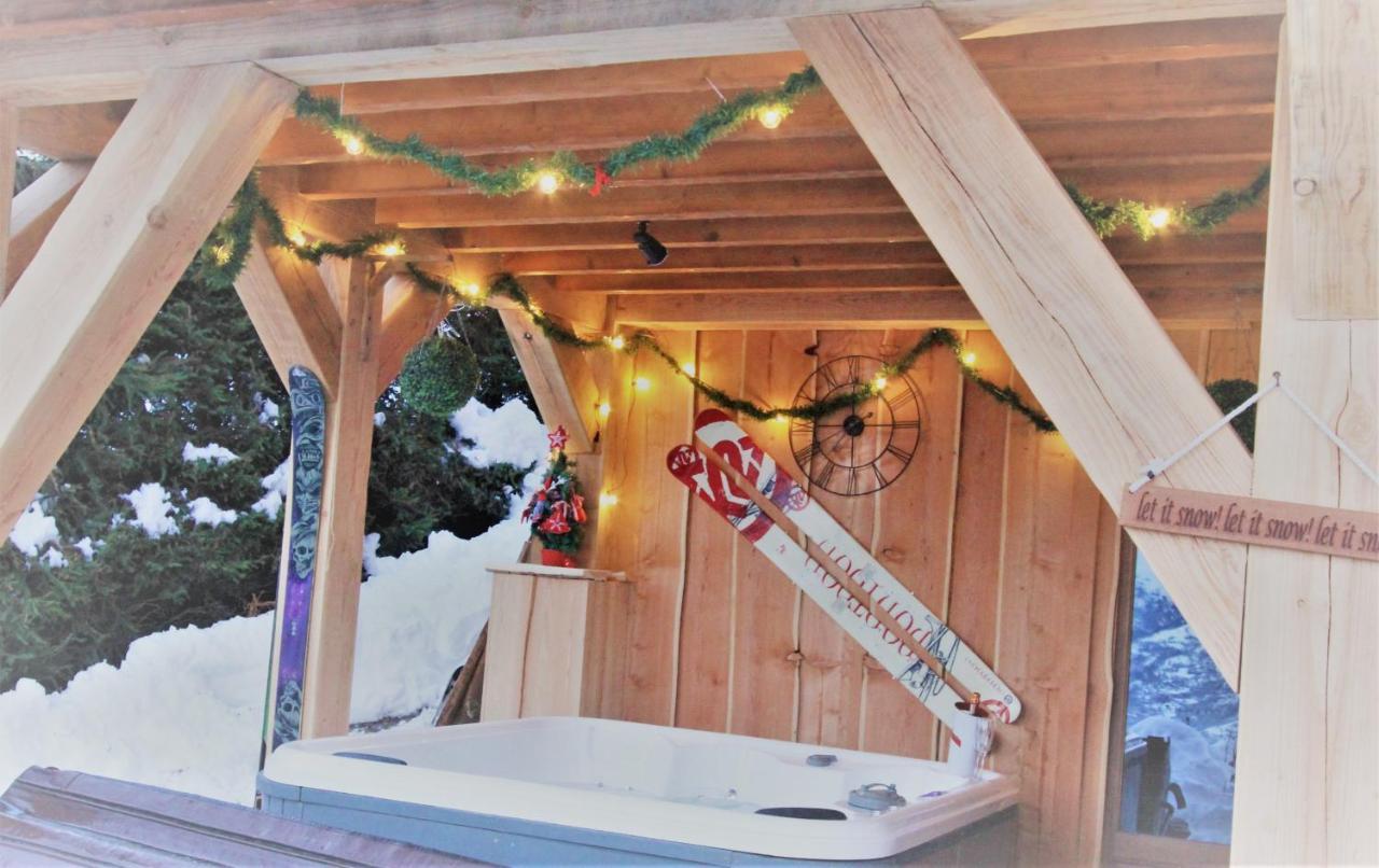 Chalet Miravidi, Montchavin-La Plagne, Jacuzzi & Sauna Экстерьер фото