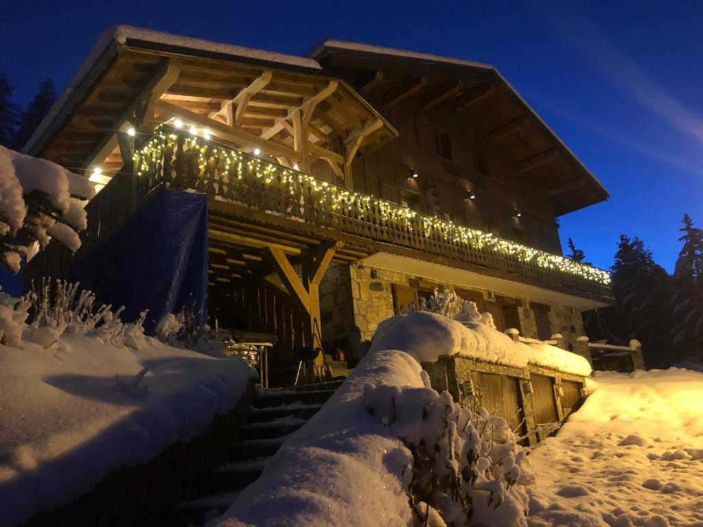 Chalet Miravidi, Montchavin-La Plagne, Jacuzzi & Sauna Экстерьер фото